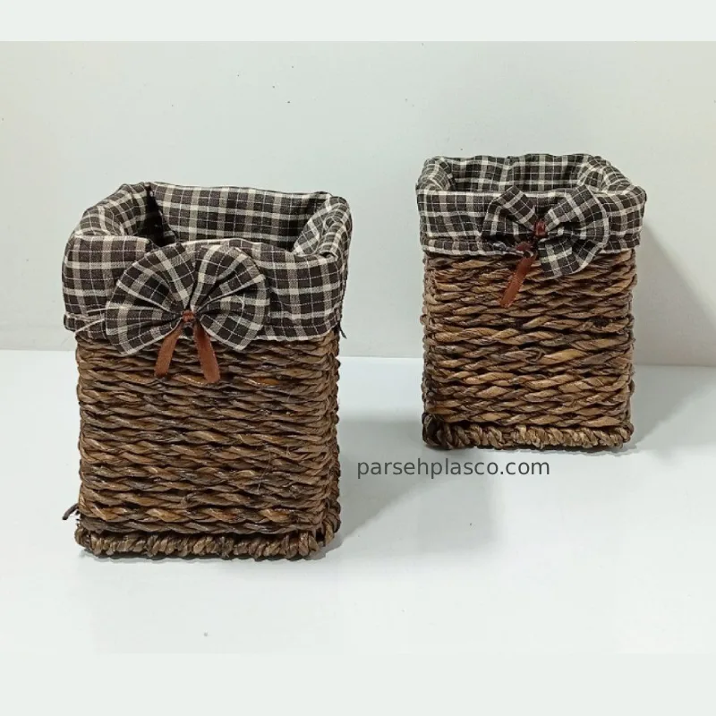 woven-hemp-spoon-holder جا قاشقی حصیری کنفی مربع