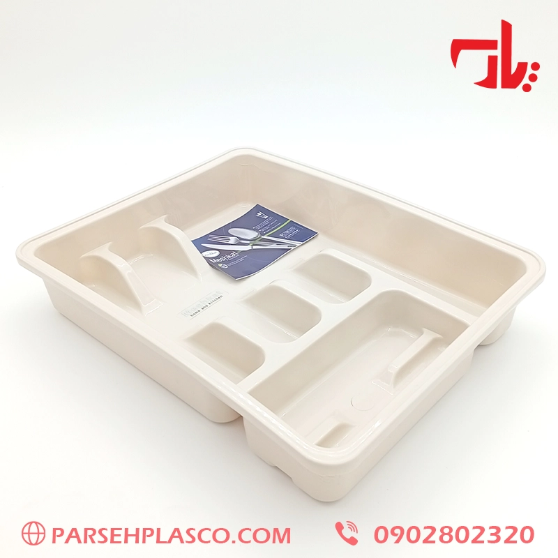 Cutlery holder نظم دهنده قاشق چنگال کرمی