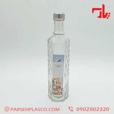 بطری شیشه ای ۱ لیتری سیباس هرمس