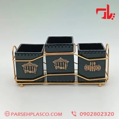 جا قاشق ۳ قلو مشکی